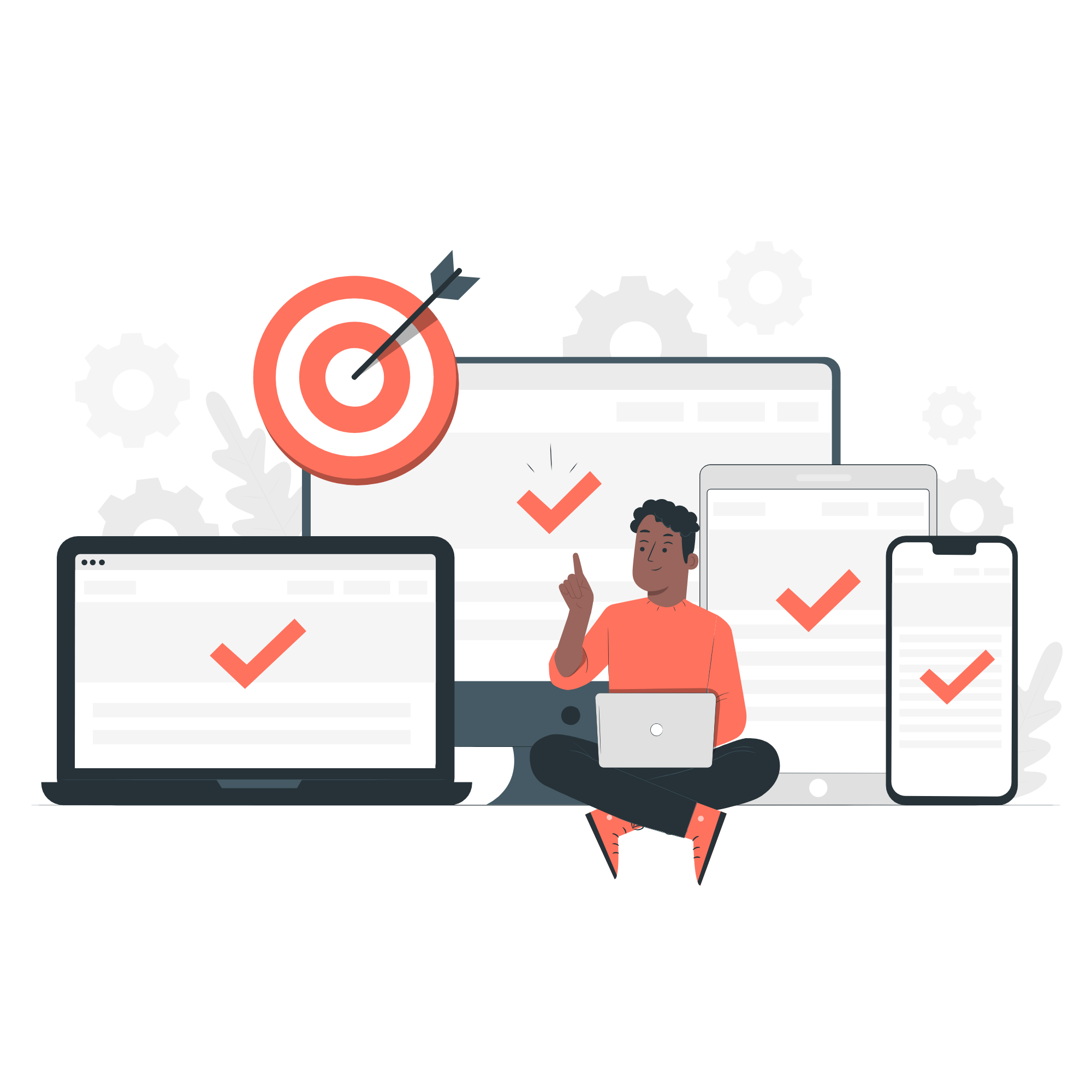 Finanzielle Bildung Illustration